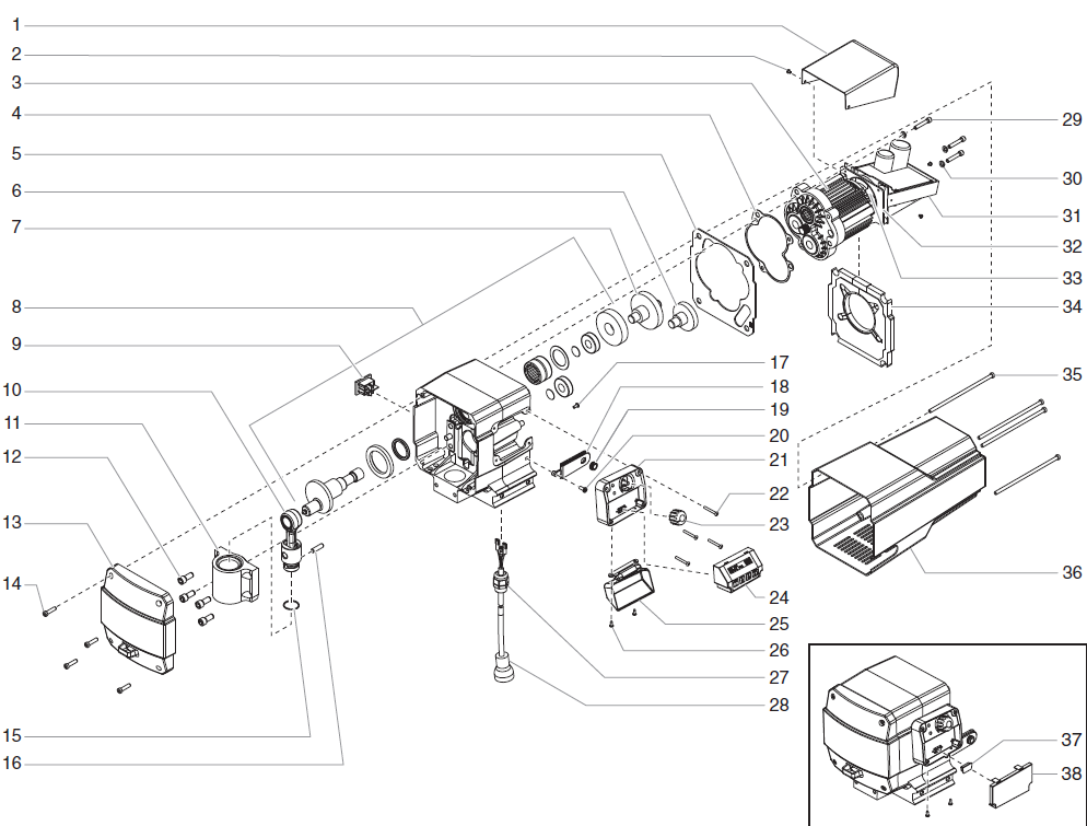 1140ix Digital Drive Assembly Parts